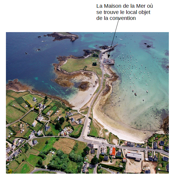 Visuel 1 de l'annonce : A LOUER EXCEPTIONNEL- local situé au Korejou dans « La Maison de la mer » à Plouguerneau