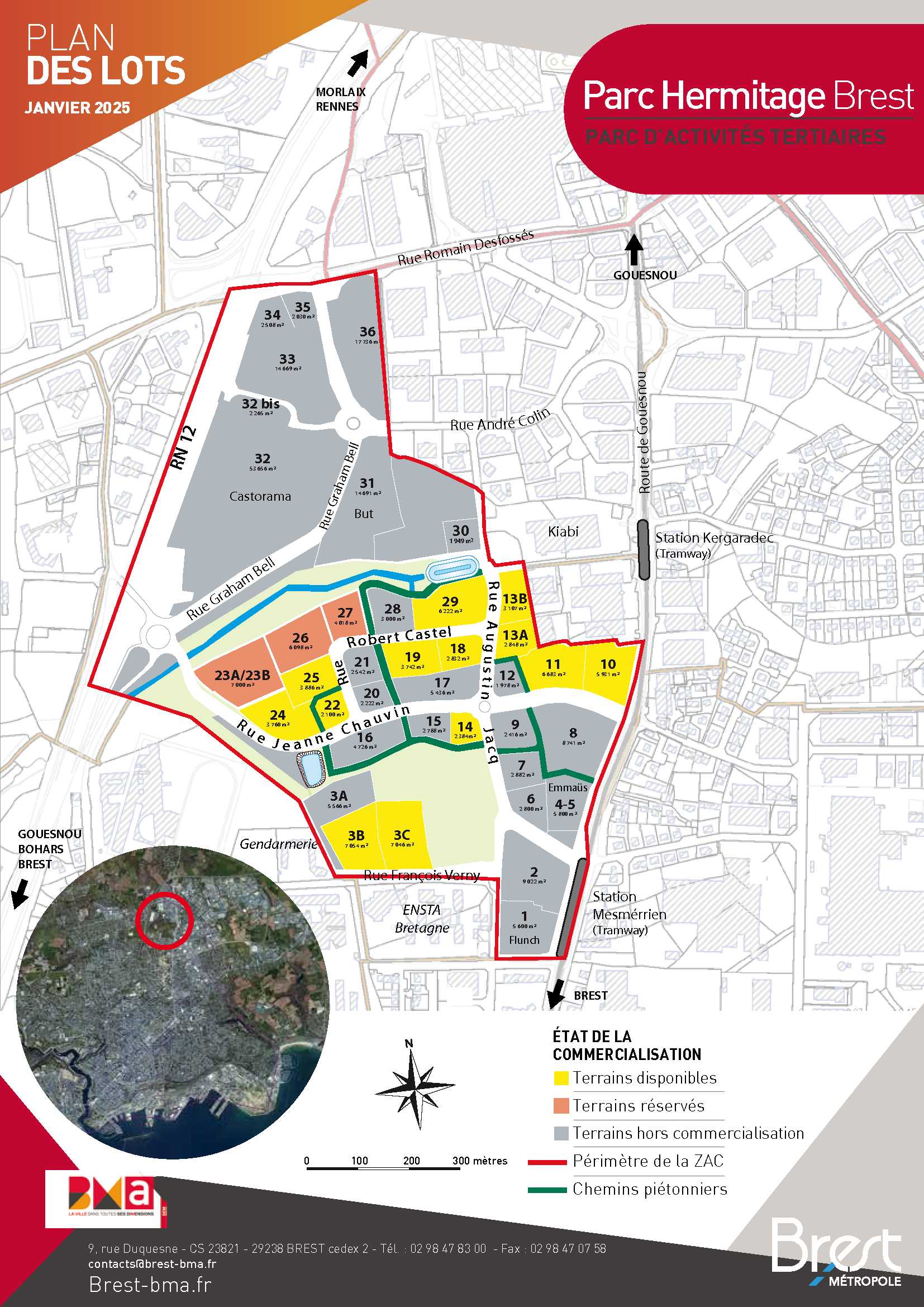 Visuel 1 de l'annonce : ZAC PA Hermitage - Terrains à bâtir