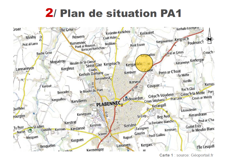 Visuel 3 de l'annonce : Terrains à bâtir - ZA de Callac - Plabennec