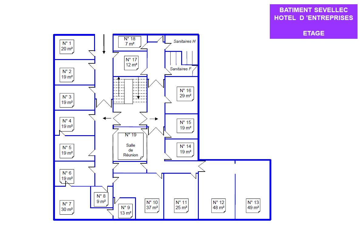 Visuel 2 de l'annonce : Bureaux à louer - Hôtel d'entreprises Sevellec - Technopôle Brest Iroise