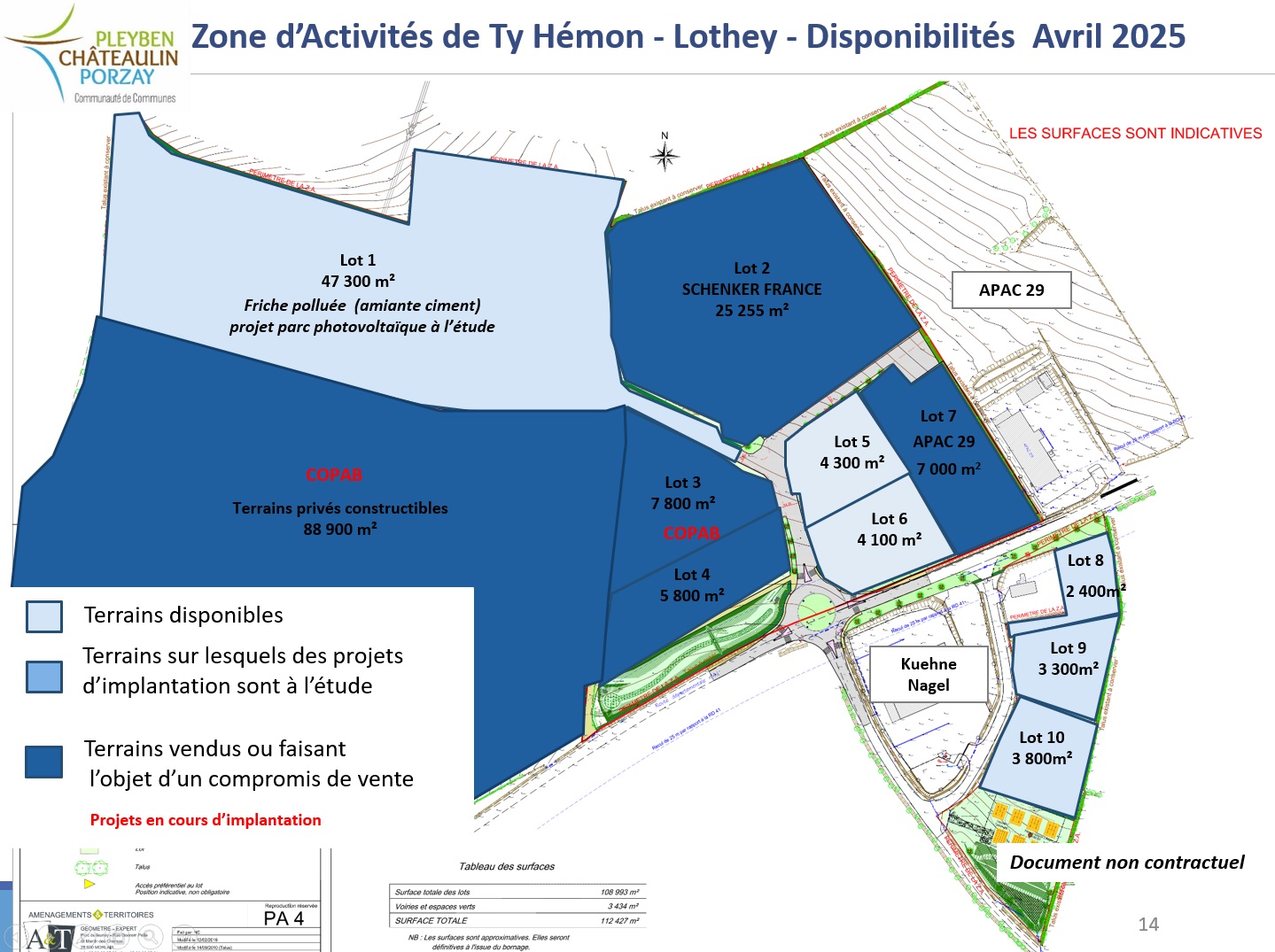 Visuel 2 de l'annonce : Terrains constructibles - LOTHEY - ZA de Ty Hémon